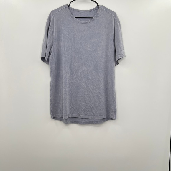 Lululemon Mens 5 year basic tee - light blue acid wash large - Picture 1 of 3